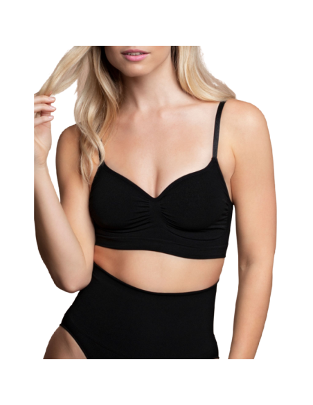 BYE-BRA - MEDIUM CONTROL BRA SEAMLESS BLACK SIZE S 5 