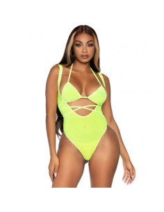 LEG AVENUE - BIKINI TOP AND BODYSUIT ONE SIZE 4 