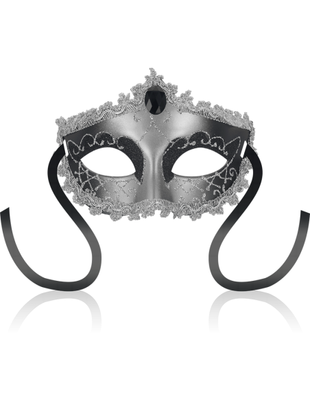 OHMAMA - MASCHERE MASCHERA NERA DIAMOND GRIGIA 2 