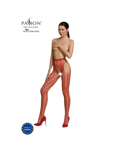 PASSION - BODYSTOCKING ECO COLLECTION ECO S007 ROUGE 5 