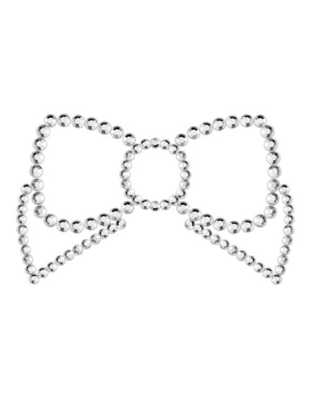 BIJOUX - MIMI BOW SILVER NIPPLE COVERS 2 