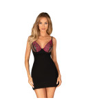 OBSESSIVE - ROSENTY CHEMISE & THONG XS/S 7 