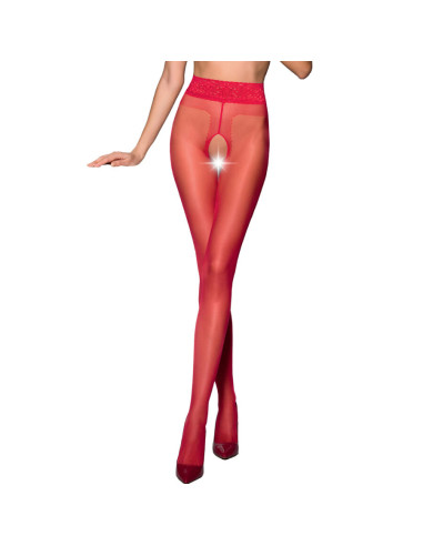 PASSION - TIOPEN 001 RED TIGHTS 3/4 20 DEN 3 