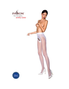 PASSION - TIOPEN 006 WHITE TIGHTS 1/2 30 DEN 3 