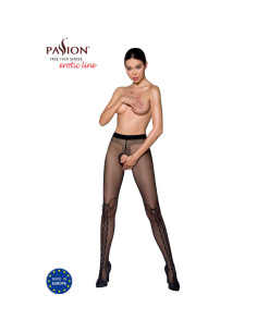 PASSION - TIOPEN 009 SCHWARZE STRUMPFHOSE 1/2 20 DEN 5 