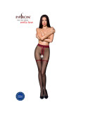 PASSION - TIOPEN 019 COLLANTS NOIR/ROUGE 1/2 20 DEN 5 