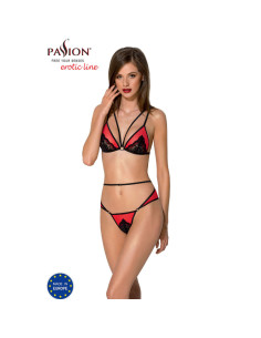 PASSION - ENSEMBLE PEONIA LIGNE ÉROTIQUE ROUGE S/M 4 