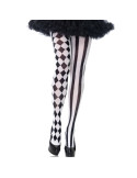 LEG AVENUE - COLLANTS ARLEQUIN NOIR/BLANC 1 