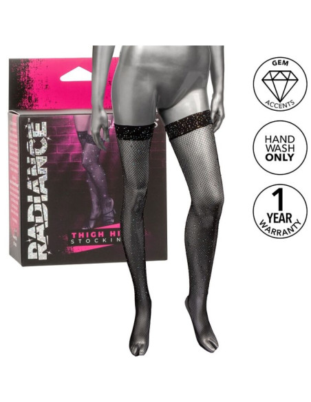 CALEXOTICS - RADIANCE THIGH HIGH STOCKINGS RHINE 4 