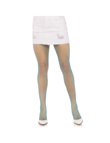 LEG AVENUE - COLLANTS RÉSILLE LYCRA BLEU 3 