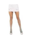 LEG AVENUE - DIAMOND FISHNNET PANTYHOSE BLUE 4 