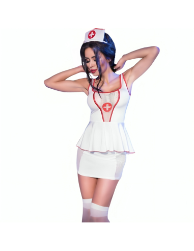 CHILIROSE - CR 4160 COSTUME NURSE TOP & SKIRT S/M 4 