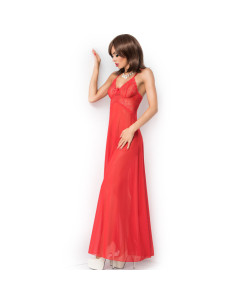 CHILIROSE - CR 3883 BABYDOLL LONG RED S/M 3 