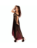 CHILIROSE - CR 3716 BABYDOLL LONGUE NOIR S/M 2 