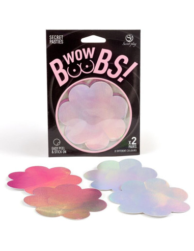 SECRET PLAY - WOW BOOBS! FLOWER NIPPLE COVERS 5 