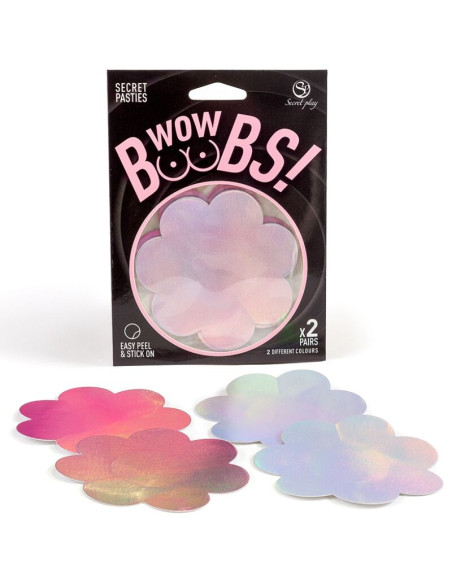 SECRET PLAY - WOW BOOBS! FLOWER NIPPLE COVERS 5 