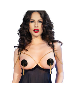 CHILIROSE - CR 4714 NIPPLE COVERS BLACK 2 