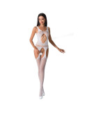 PASSION -E DONNA BS057 BODYSTOCKING BIANCO TAGLIA UNICA 2 