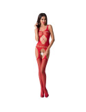 PASSION - WOMAN BS057 ROTER BODYSTOCKING, EINE GRÖSSE 2 