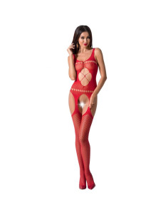 PASSION - WOMAN BS057 ROTER BODYSTOCKING, EINE GRÖSSE 2 