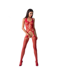 PASSION - WOMAN BS059 ROTER BODYSTOCKING, EINE GRÖSSE 1 