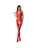 PASSION - WOMAN BS061 ROTER BODYSTOCKING, EINE GRÖSSE 1 