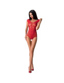 PASSION - WOMAN BS064 ROTER BODYSTOCKING, EINE GRÖSSE 1 