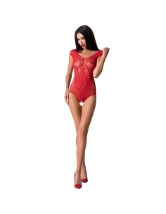 PASSION - WOMAN BS064 BODYSTOCKING ROSSO TAGLIA UNICA 1 