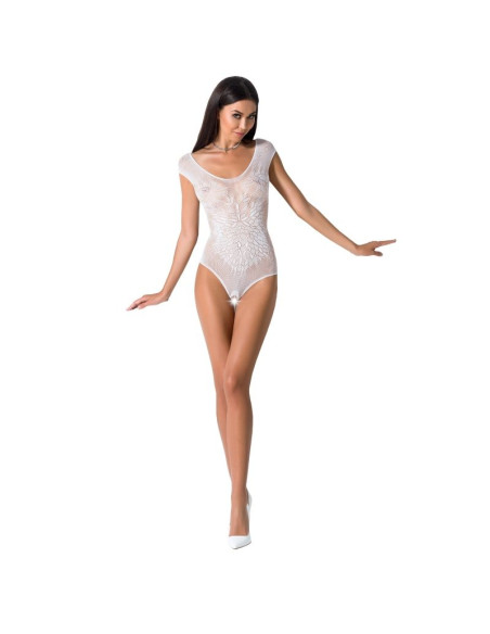 PASSION - FEMME BS064 BODYSTOCKING BLANC TAILLE UNIQUE 1 