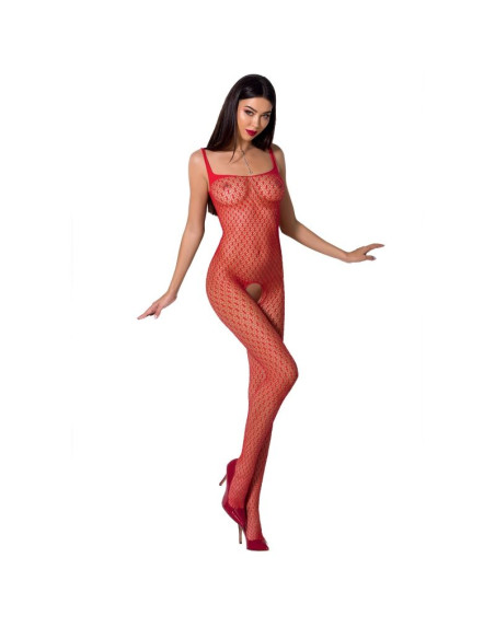 PASSION - WOMAN BS071 ROTER BODYSTOCKING, EINE GRÖSSE 1 