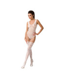 PASSION - WOMAN BS051 WHITE BODYSTOCKING 1 