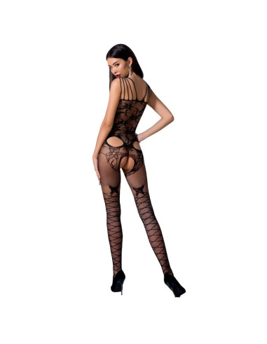 PASSION - DONNA BS076 BODYSTOCKING TAGLIA UNICA NERO 2 