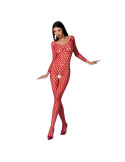 PASSION - FEMME BS077 BODYSTOCKING TAILLE UNIQUE ROUGE 1 