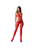 PASSION - FEMME BS084 BODYSTOCKING ROUGE TAILLE UNIQUE 1 