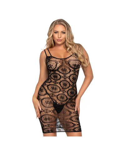 LEG AVENUE - DAISY CROCHET MINI DRESS ONE SIZE 3 