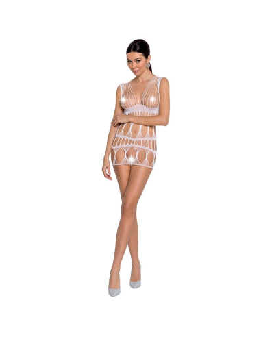 PASSION - WOMAN BS089 BODYSTOCKING BIANCO TAGLIA UNICA 2 