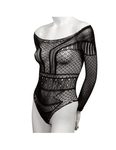 CALEXOTICS - SCANDAL SHOULDER BODY SUIT PLUS SIZE 4 