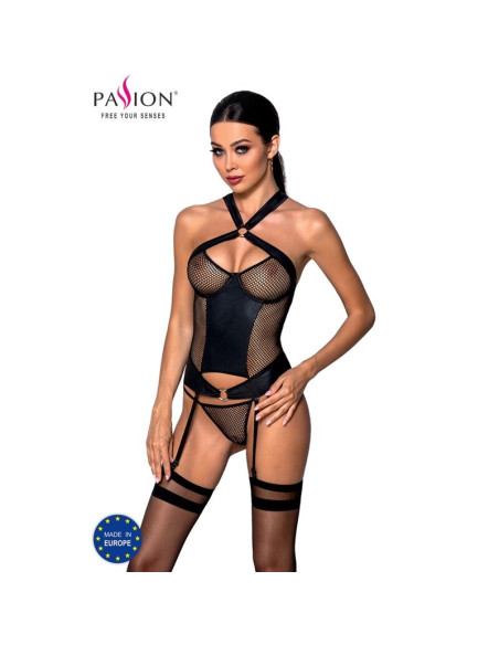 PASSION - AMANDA CORSET EN CUIR ÉCOLOGIQUE S/M 5 