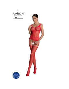 PASSION - BODYSTOCKING ECO COLLECTION ECO BS001 ROUGE 5 