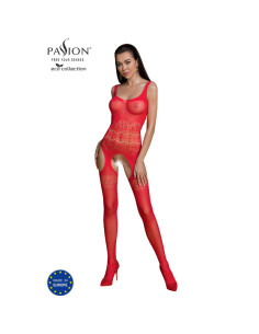 PASSION - COLLEZIONE ECO BODYSTOCKING ECO BS005 ROSSO 5 