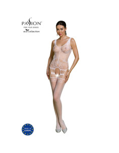 PASSION - BODYSTOCKING ECO COLLECTION ECO BS009 BLANC 5 