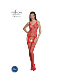 PASSION - COLLEZIONE ECO BODYSTOCKING ECO BS010 ROSSO 5 