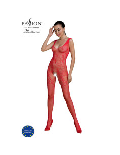 PASSION - BODYSTOCKING ECO COLLECTION ECO BS012 ROUGE 5 