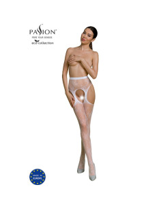 PASSION - COLLEZIONE ECO BODYSTOCKING ECO S001 BIANCO 5 