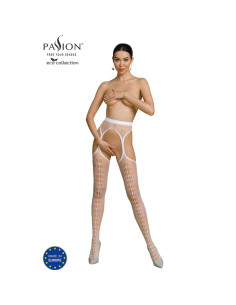 PASSION - ECO COLLECTION BODYSTOCKING ECO S008 WEISS 5 