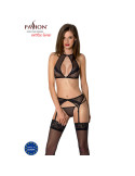 PASSION - SET SATARA LINEA EROTICA NERO S/M 5 