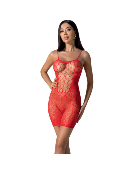 PASSION - BS096 ROTER BODYSTOCKING, EINE GRÖSSE 6 