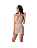 PASSION - BS096 BODYSTOCKING BLANC TAILLE UNIQUE 6 