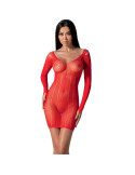 PASSION - BS101 BODYSTOCKING ROUGE TAILLE UNIQUE 6 