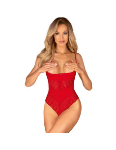 OBSESSIVE - INGRIDIA CROTCHLESS ROSSO XS/S 7 